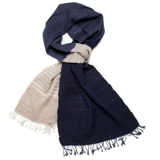Luna Scarf - Platinum/Shaded Gray